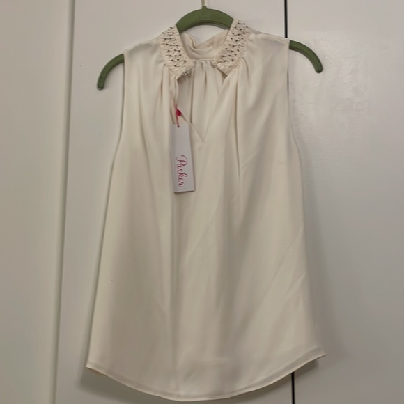 Parker Sleeveless Blouse XS NWT - Picture 2 of 4